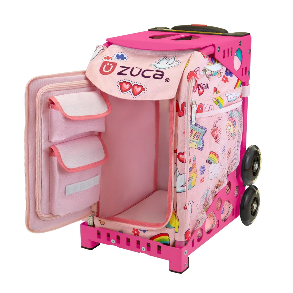 Сумка ZUCA (Groovy Vibes) + розовая рама + ланчбокс