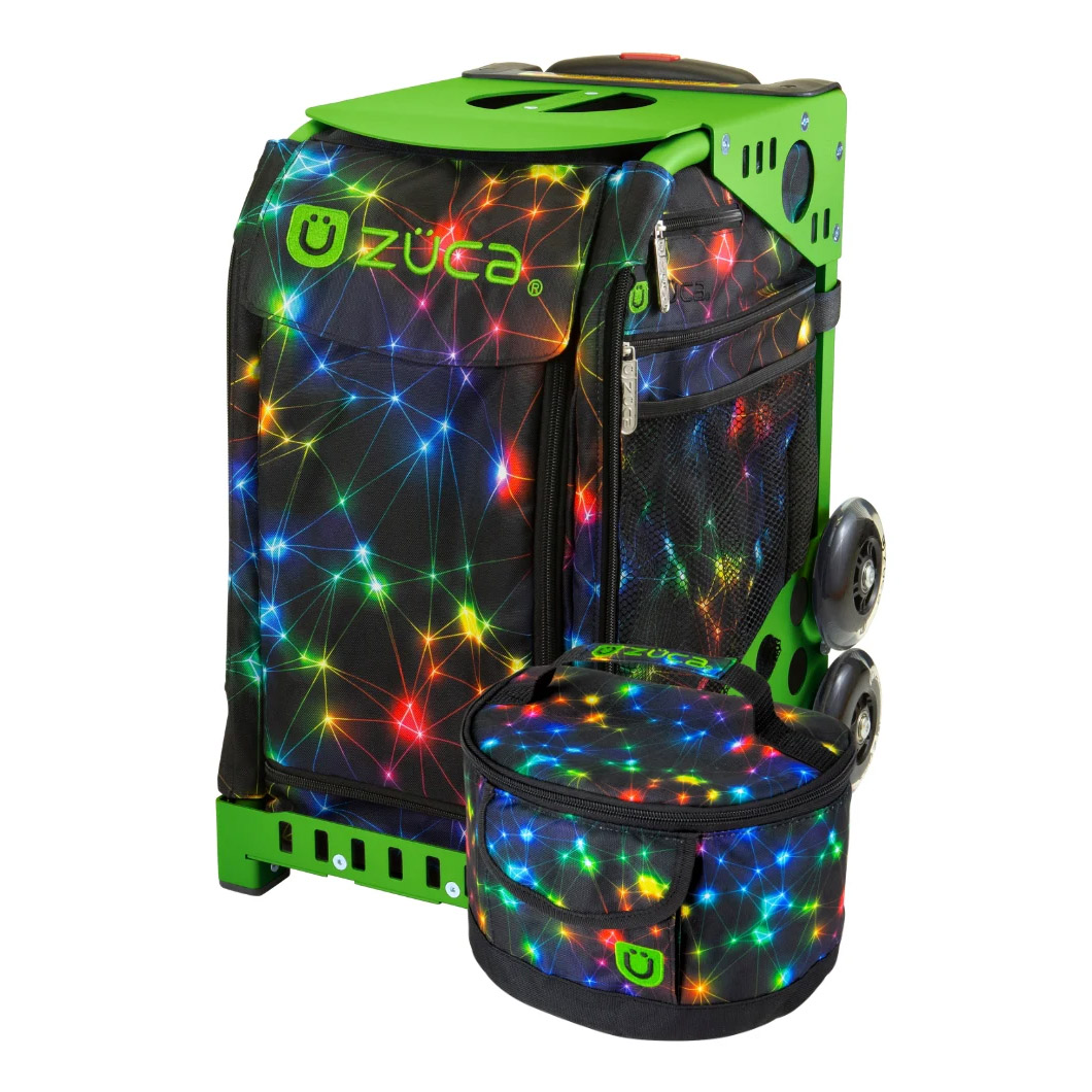 Сумка ZUCA (Neon Spark) +зеленая рама + ланчбокс
