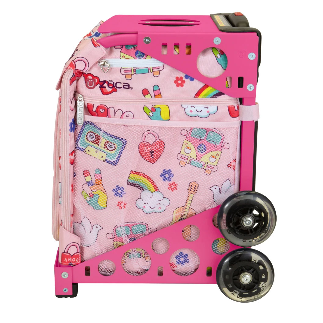 Сумка ZUCA (Groovy Vibes) + розовая рама + ланчбокс